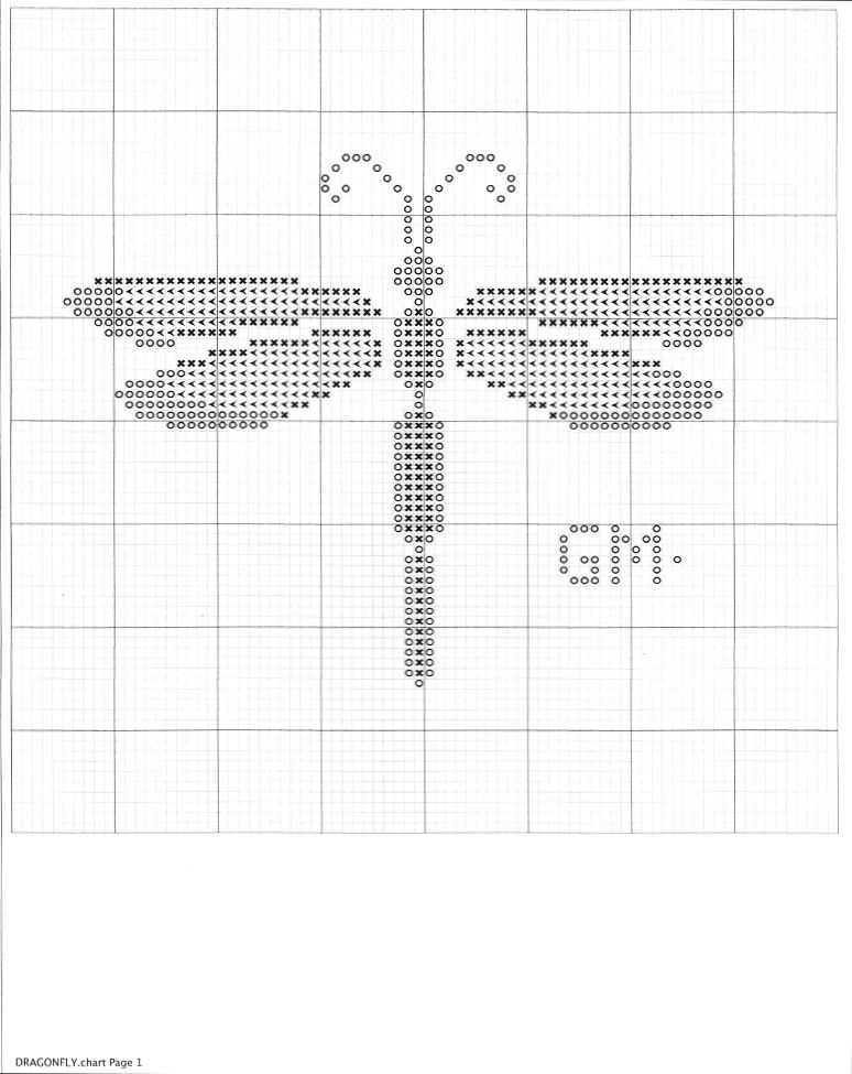 Dragonfly knitting pattern
