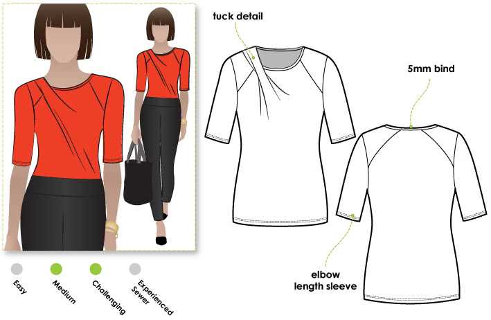 Dressy knit top pattern