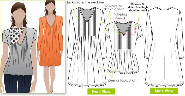 Dressy knit top pattern