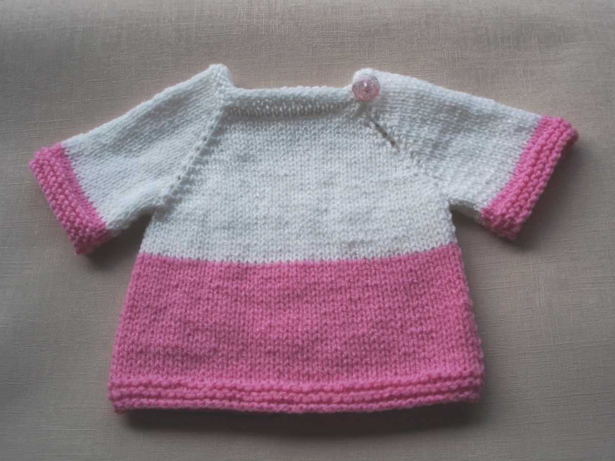 Easy baby sweater knitting pattern free