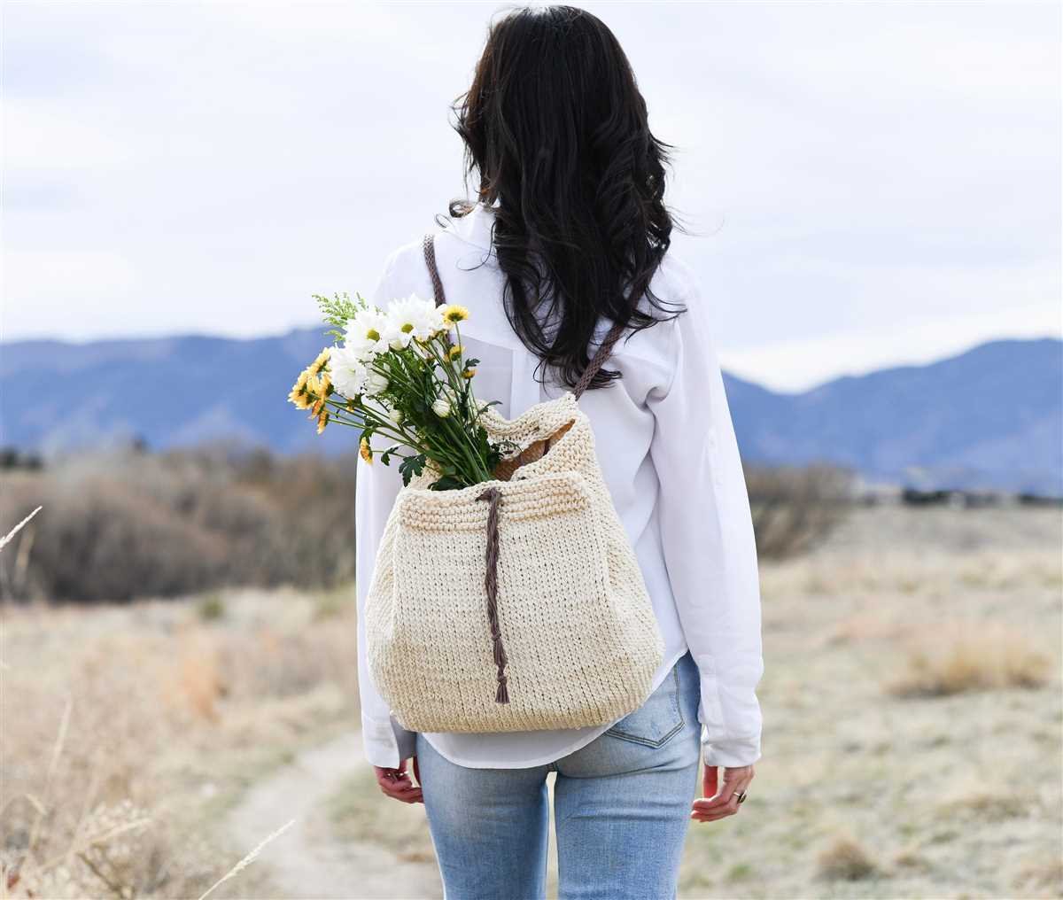 Easy knitted bag pattern