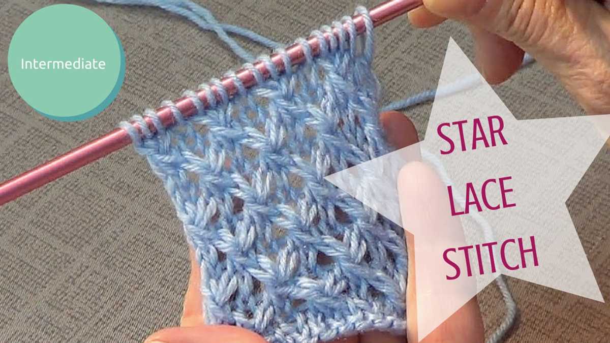 Easy lace knitting stitch patterns