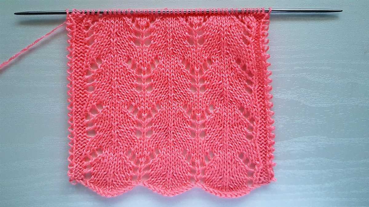 Easy lace knitting stitch patterns