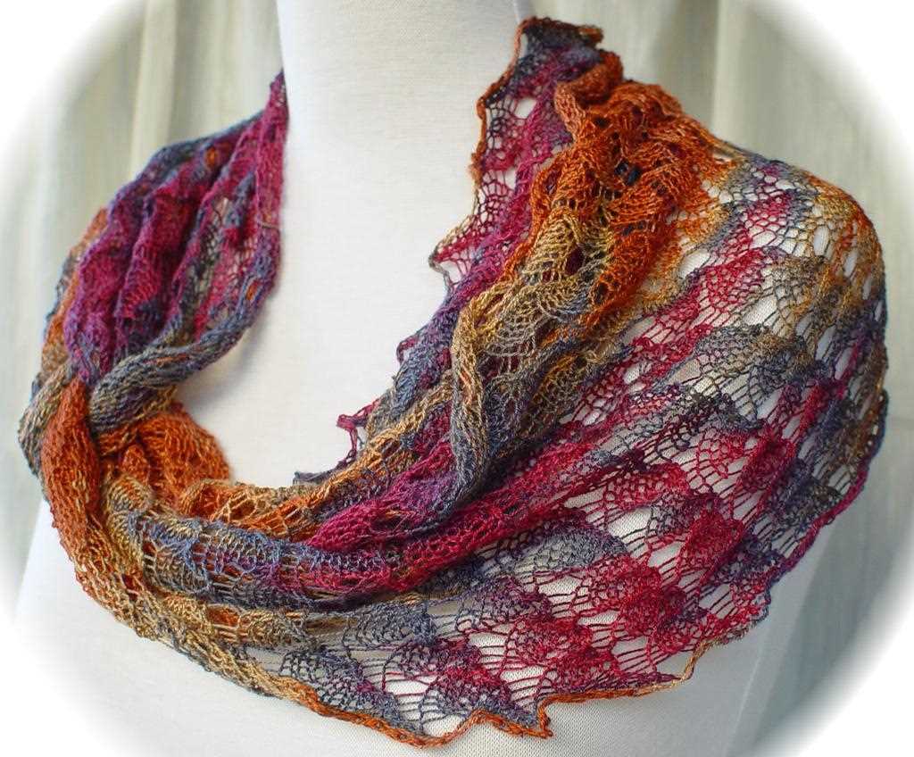 Easy scarf pattern knitting