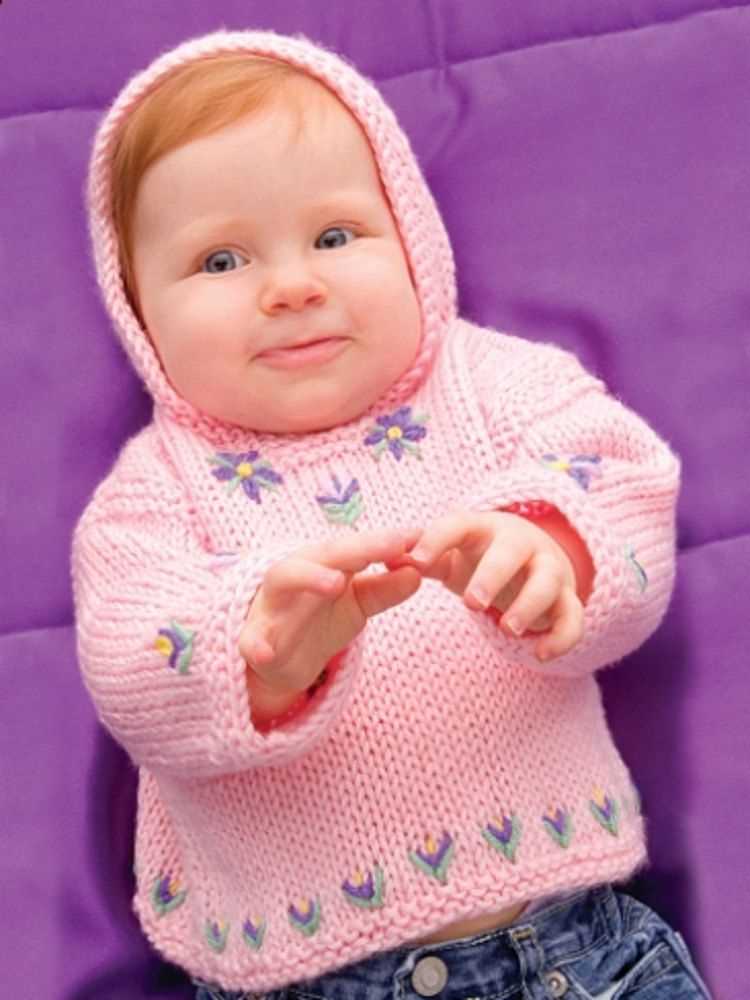 Easy baby sweater knitting pattern free