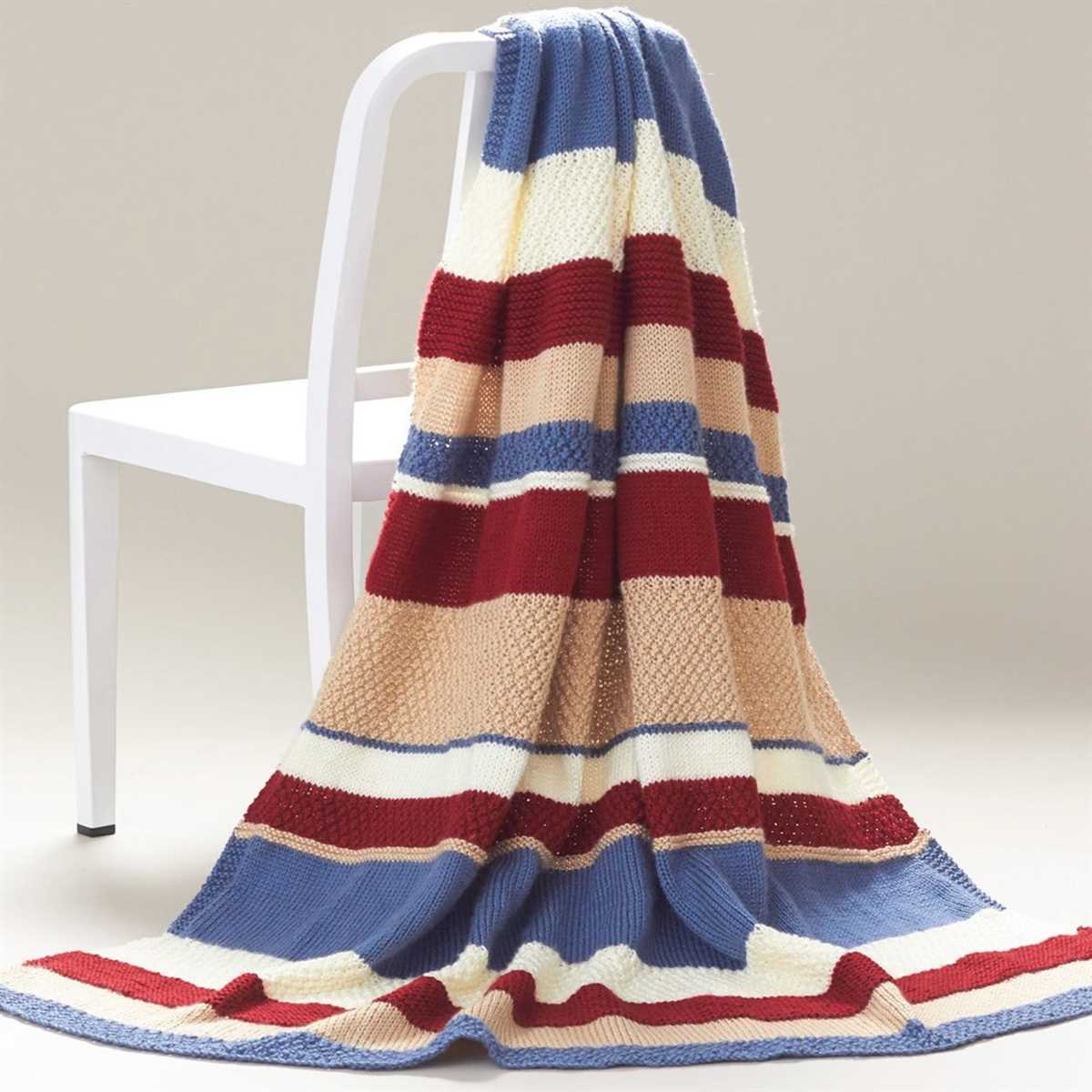 Easy knitted afghan patterns