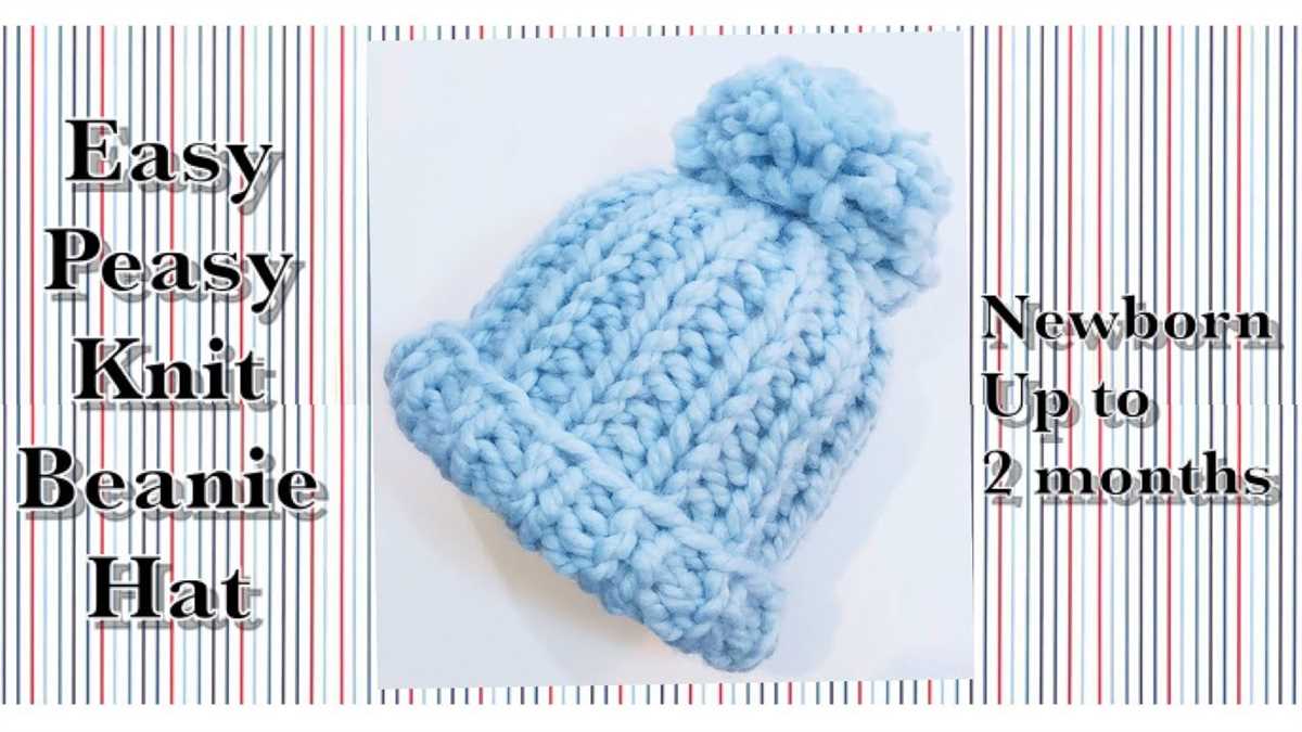 Easy knitting baby hat patterns for beginners