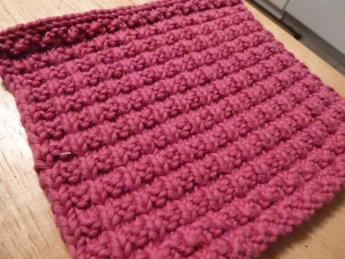 Easy knitting square patterns