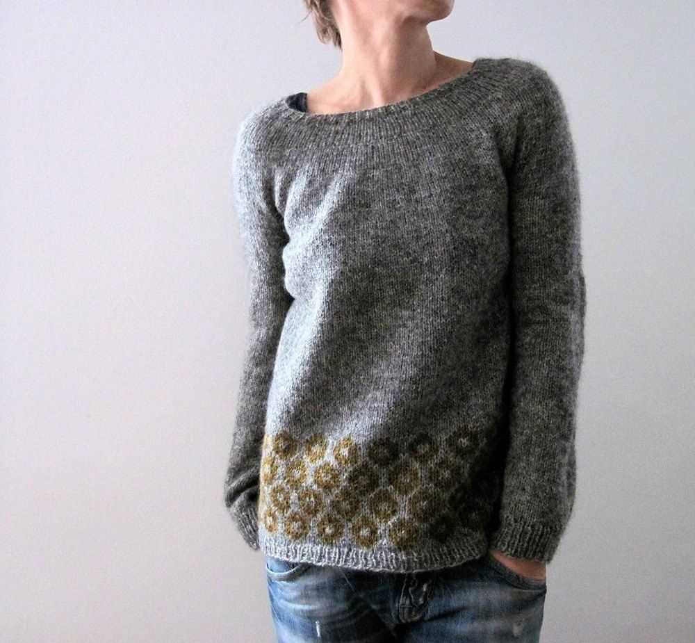 Fall sweater knitting pattern