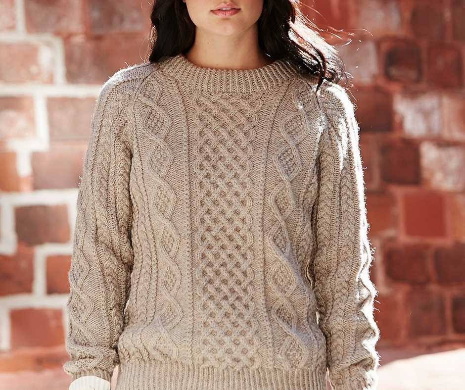 Fall sweater knitting pattern