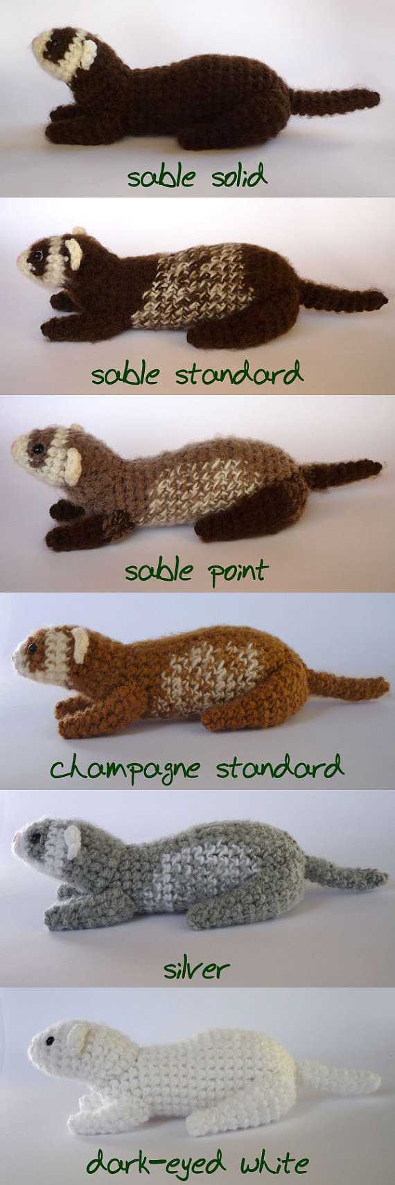 Ferret knitting pattern