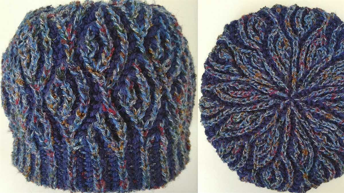 Fish scale knitting pattern