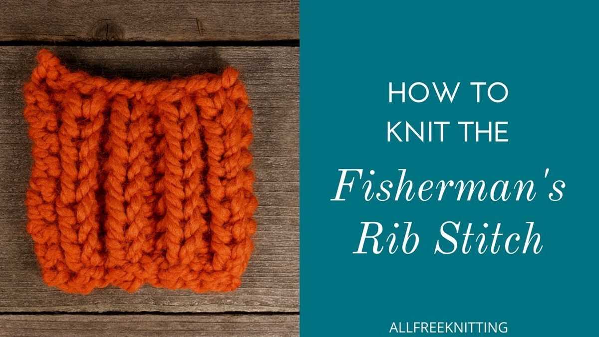Fisherman knitting pattern