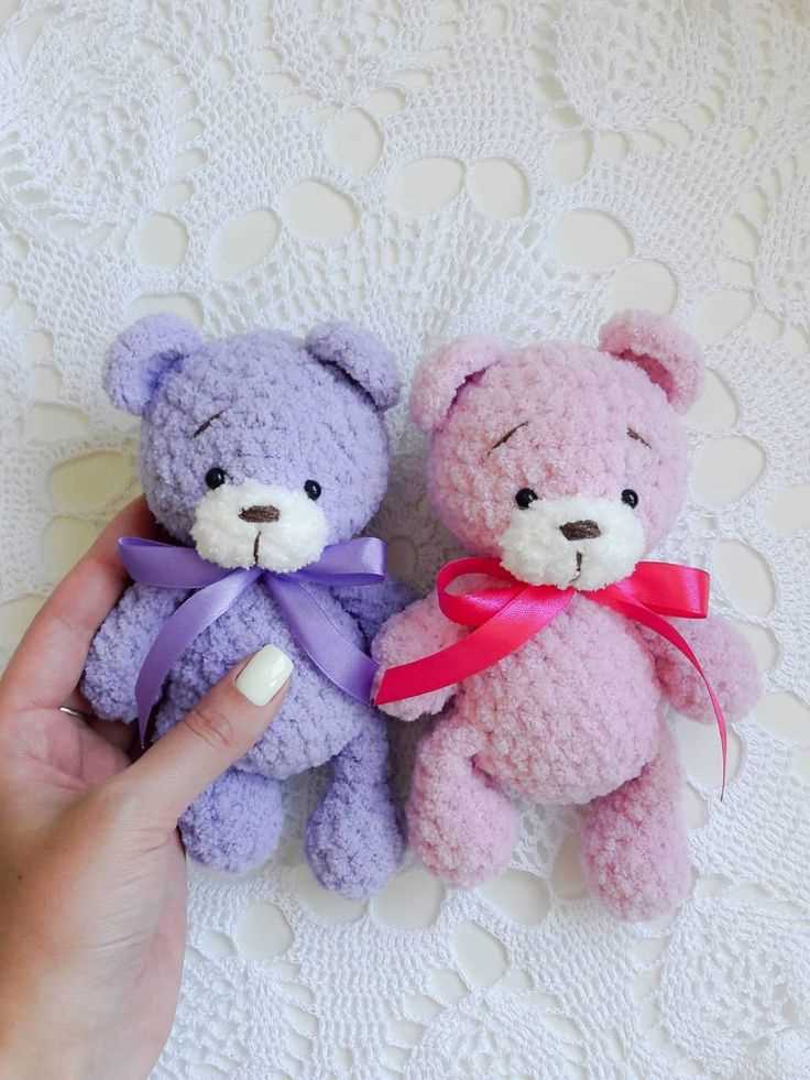 Fluffy teddy bear knitting pattern