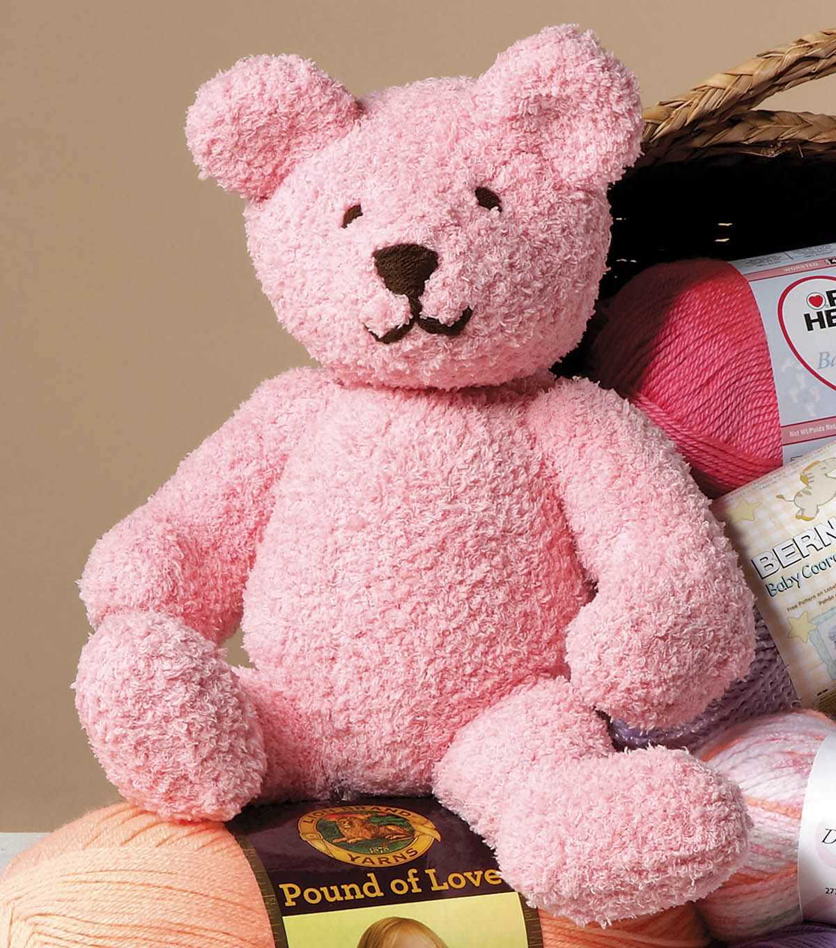 Fluffy teddy bear knitting pattern
