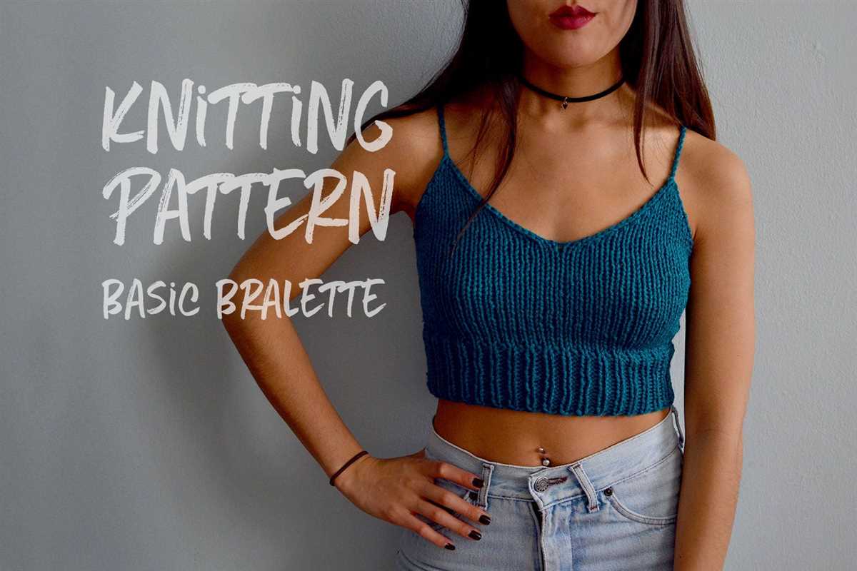 Free crop top knitting pattern