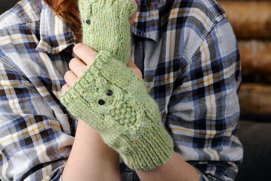 Free gloves knitting pattern