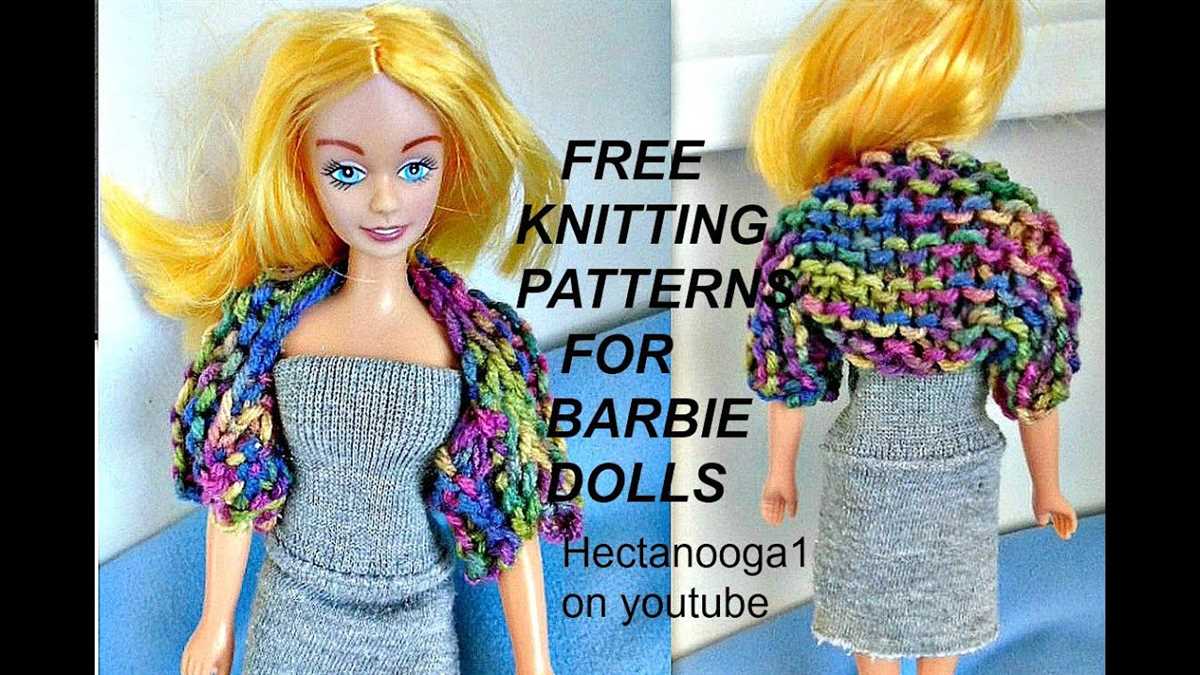 Free knitted doll clothes patterns
