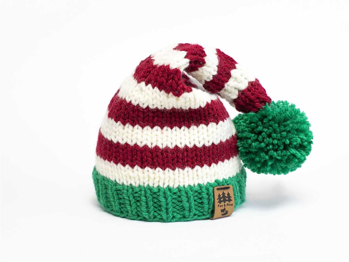 Free knitted elf hat pattern