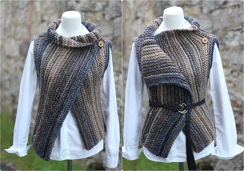 Free knitted vest pattern bulky yarn