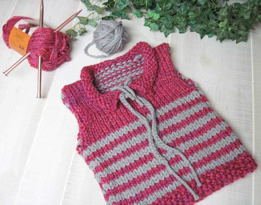Free knitted vest pattern bulky yarn
