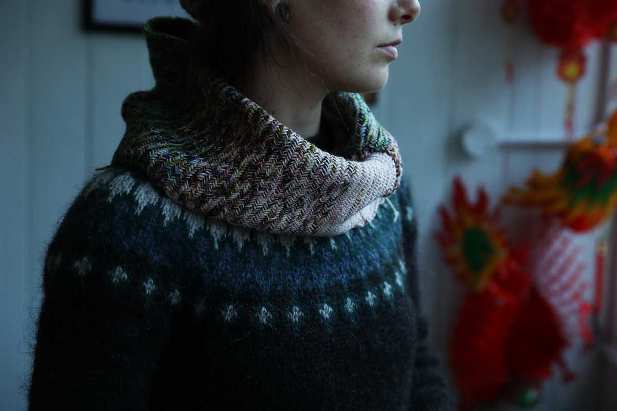 Free pattern for knitted cowl neck warmer