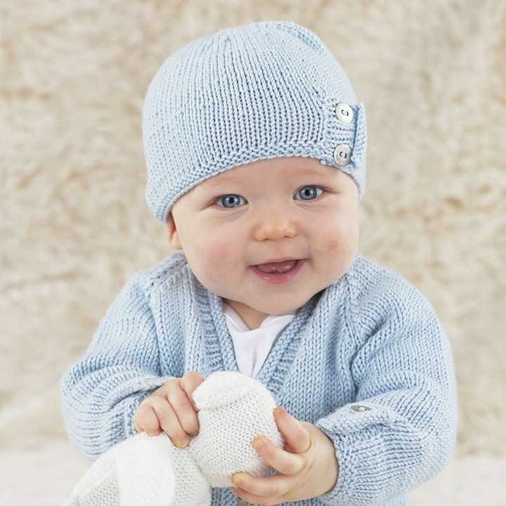 Free baby hat knitting pattern uk