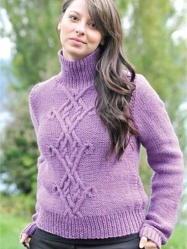 Free cable sweater knitting patterns