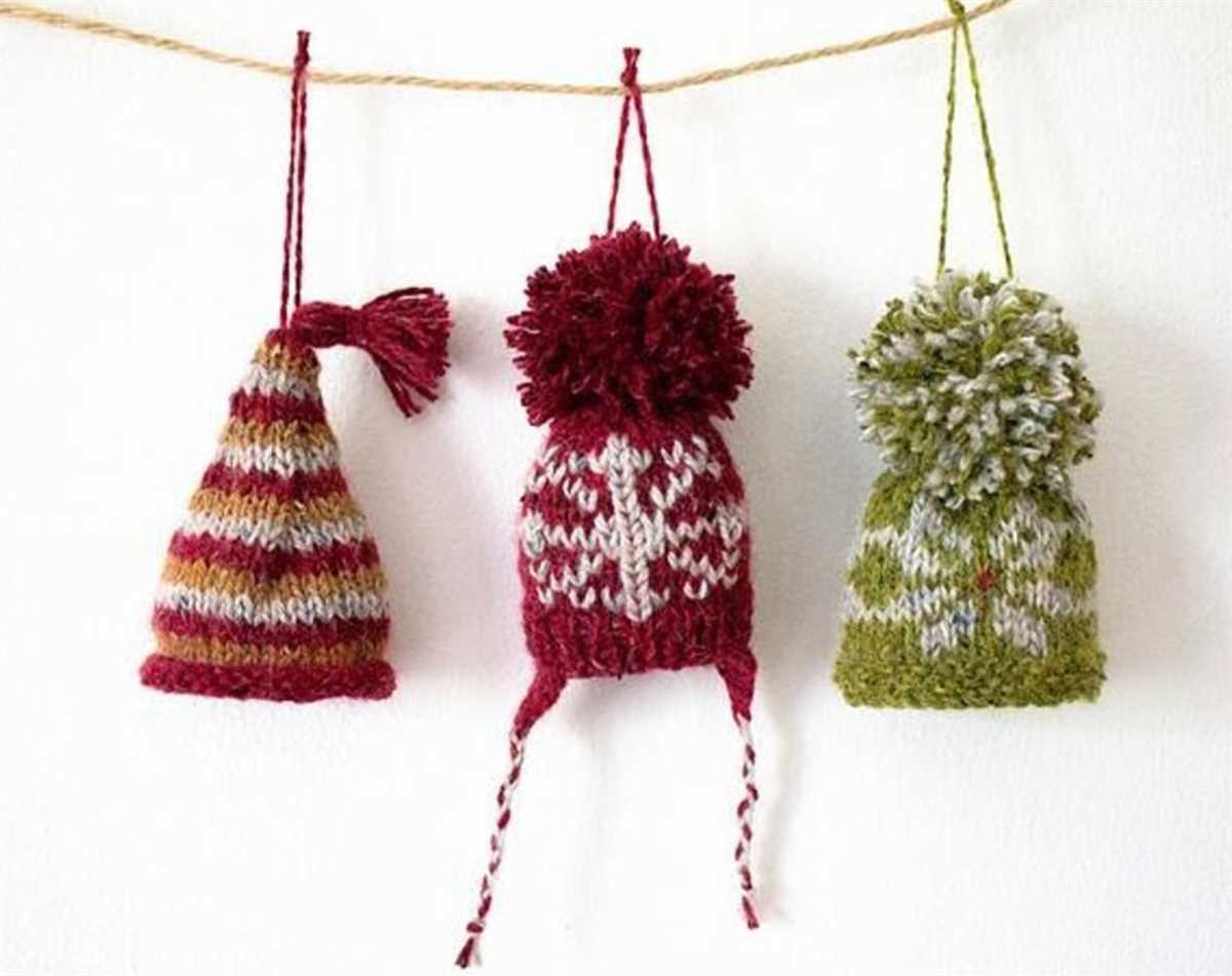 Free christmas garland knitting patterns