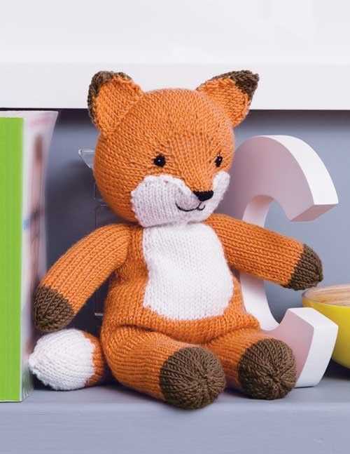 Free fox knitting pattern