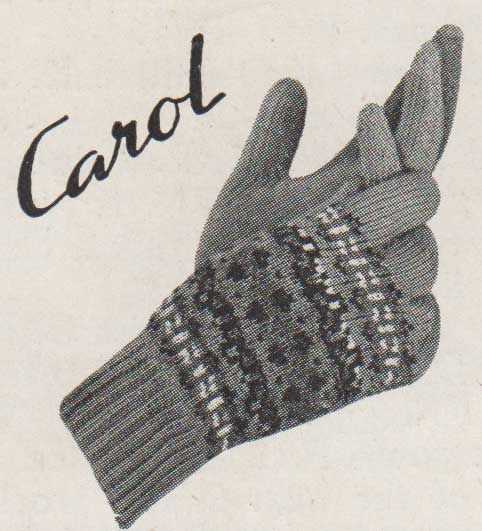 Free glove knitting patterns