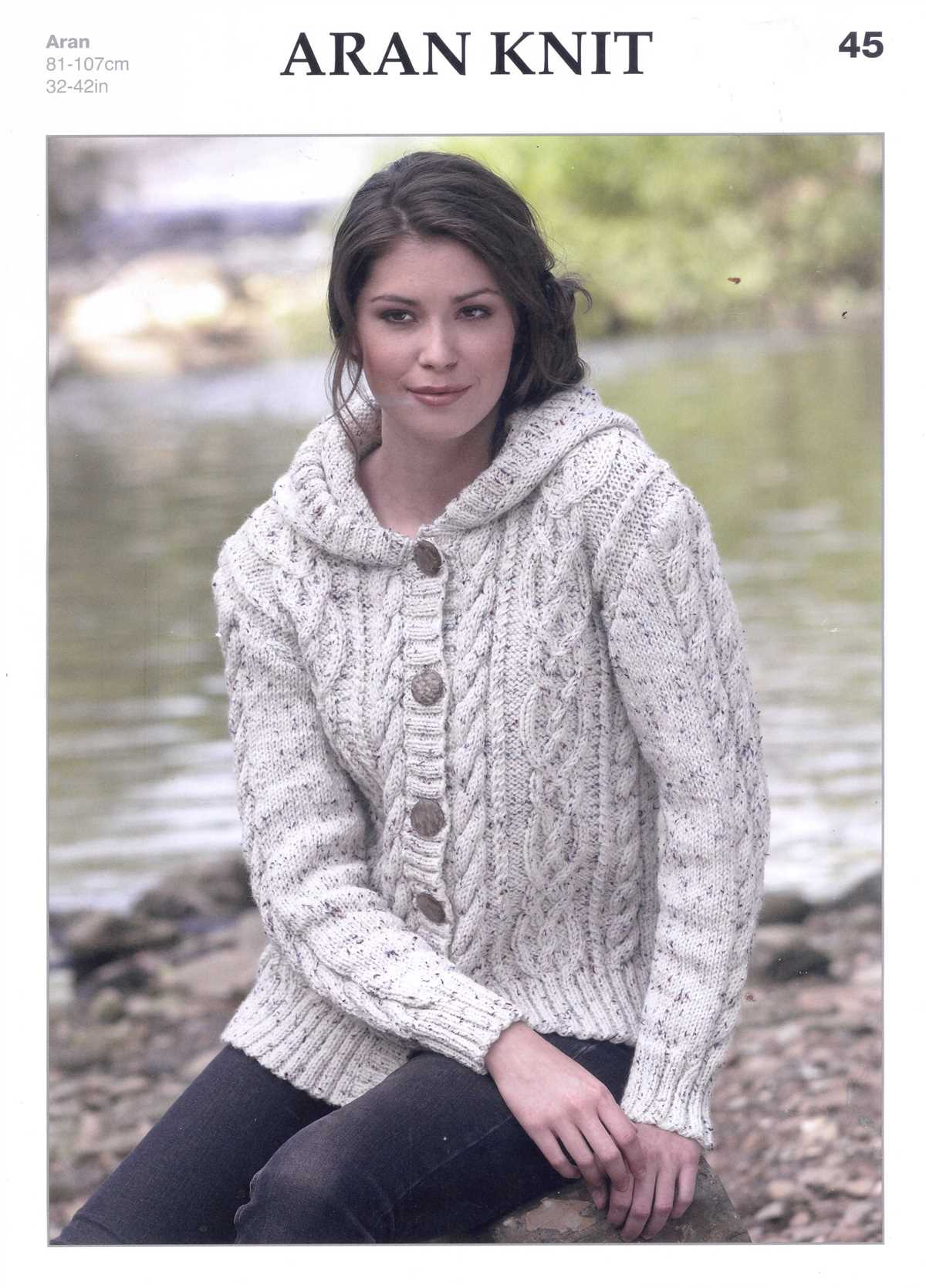 Free hooded cardigan knitting pattern