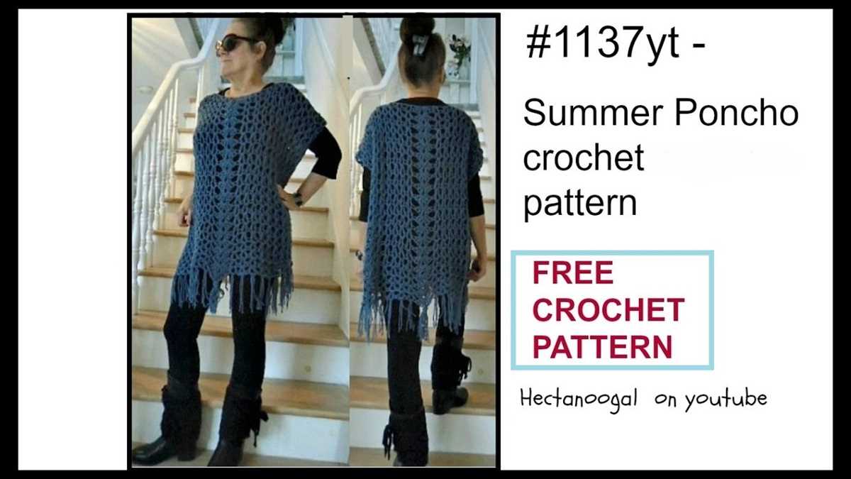 Free knit poncho patterns for adults