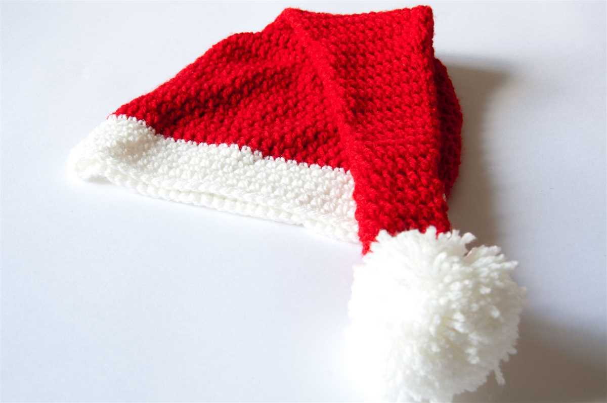 Free knit santa hat pattern