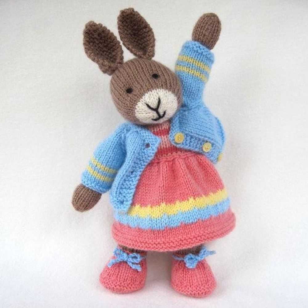 Free knitted bunny pattern
