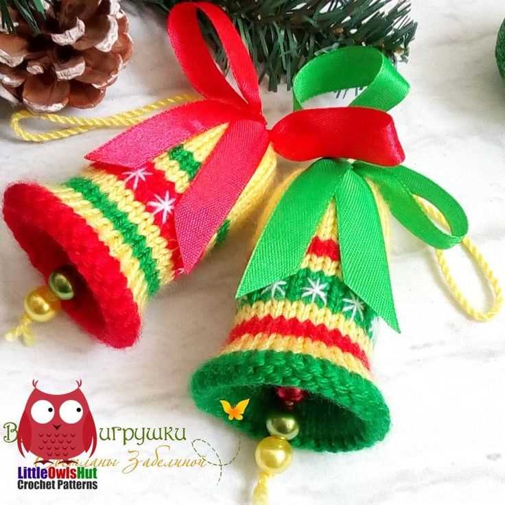 Free knitted christmas bell pattern