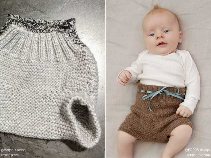 Free knitted shorts pattern