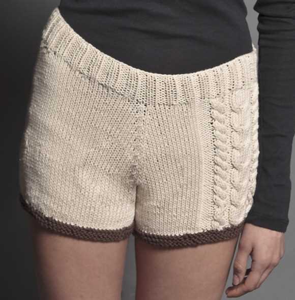 Free knitted shorts pattern