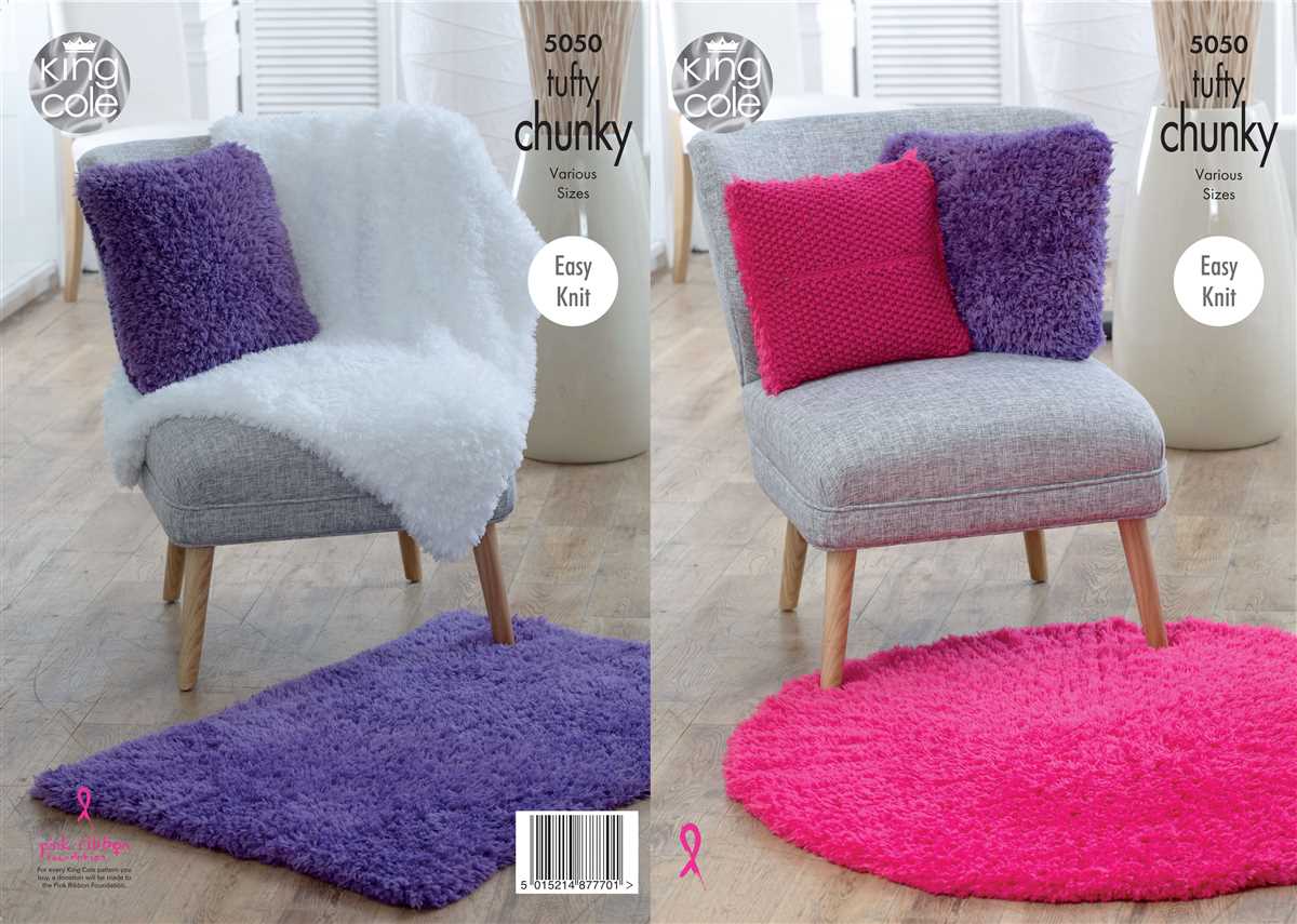 Free knitting pattern cushion cover chunky wool