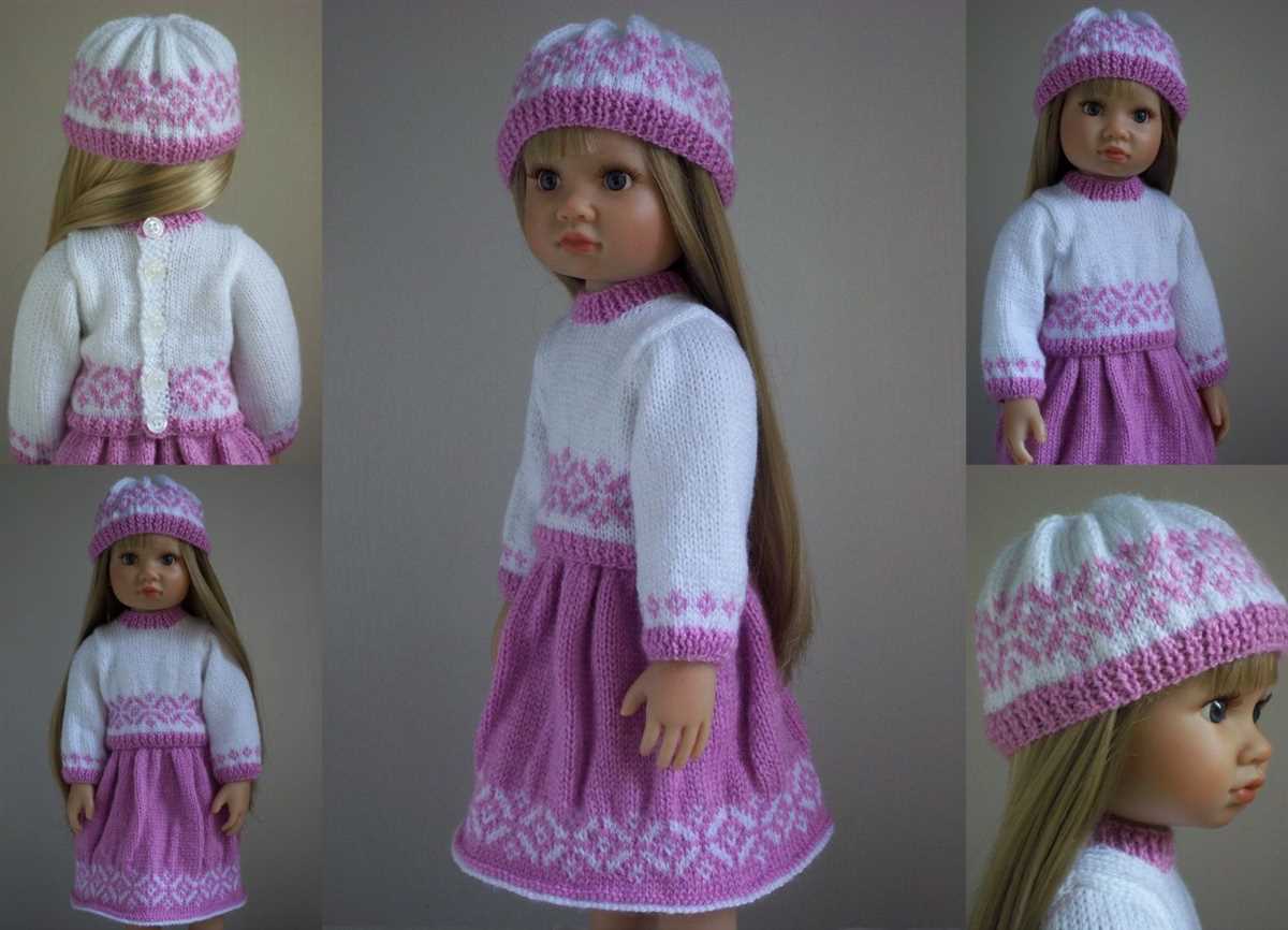 Free knitting patterns for 18'' dolls clothes to download