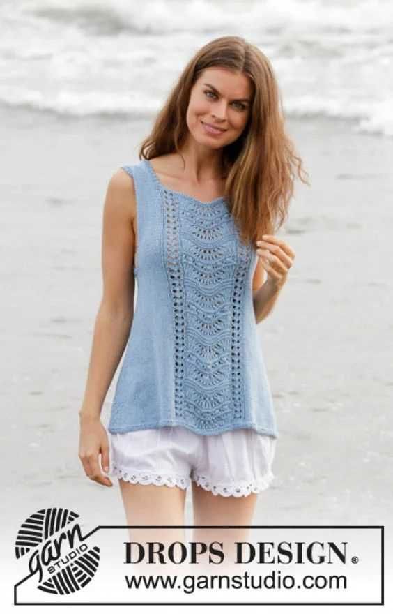 Free knitting patterns for ladies summer tops
