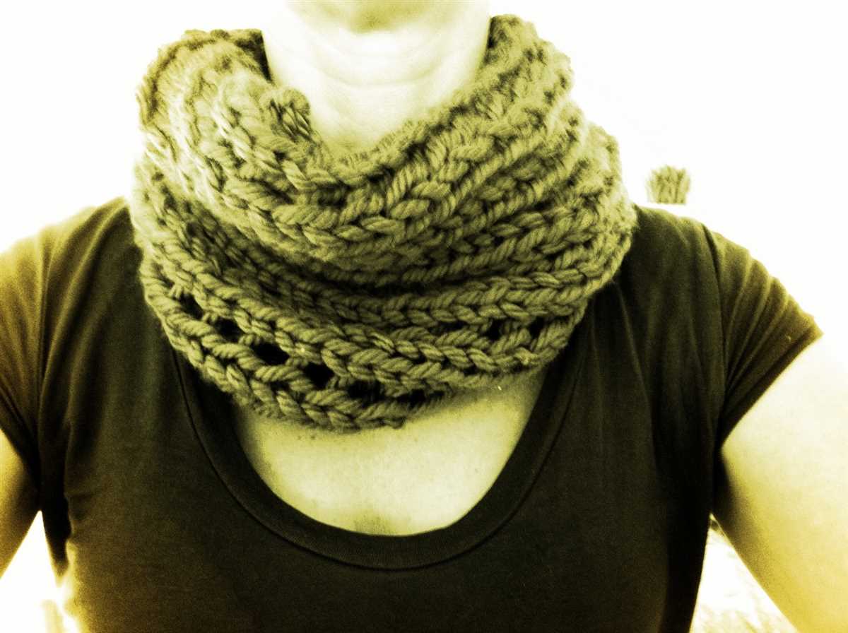 Free mens cowl knitting pattern