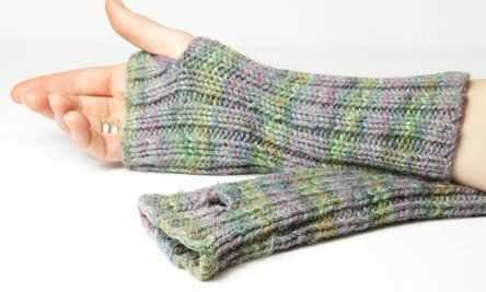 Free pattern for knitted hand warmers
