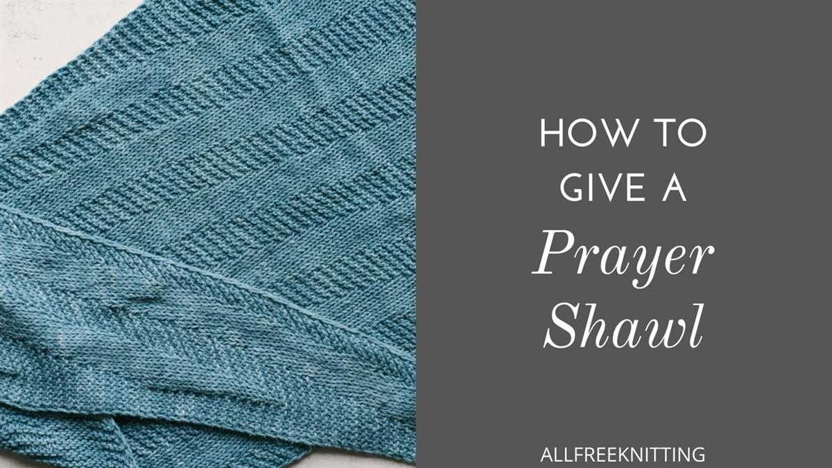 Free prayer shawl patterns to knit