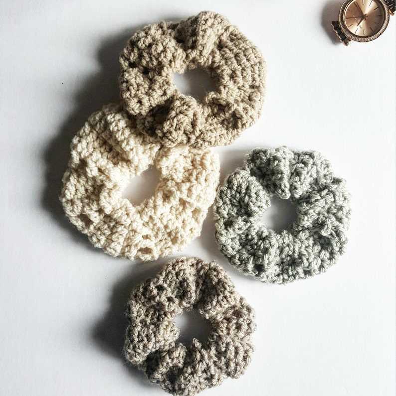 Free scrunchie knitting pattern