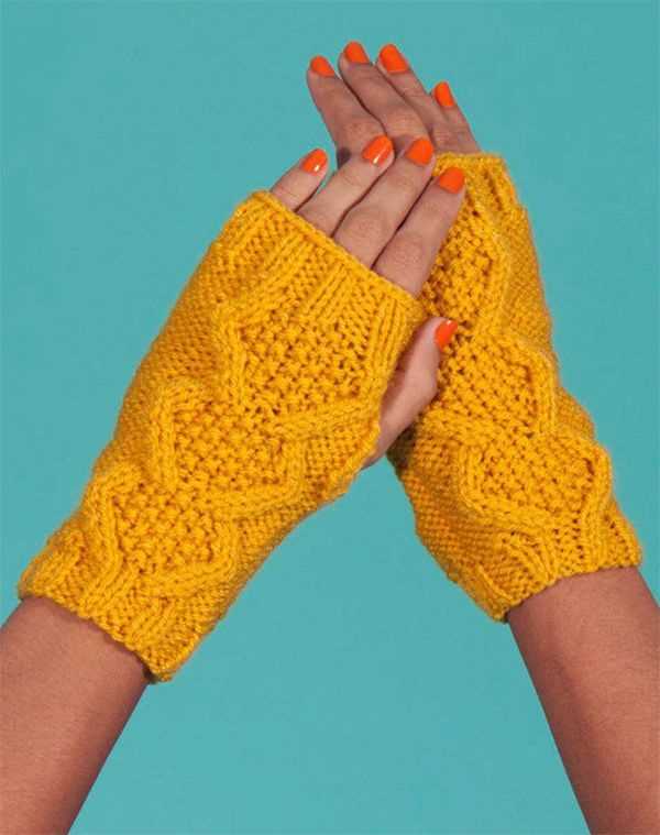 Glove knitting pattern easy