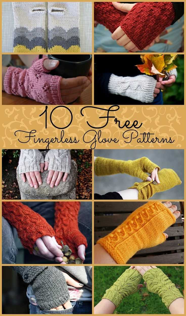 Glove knitting pattern easy