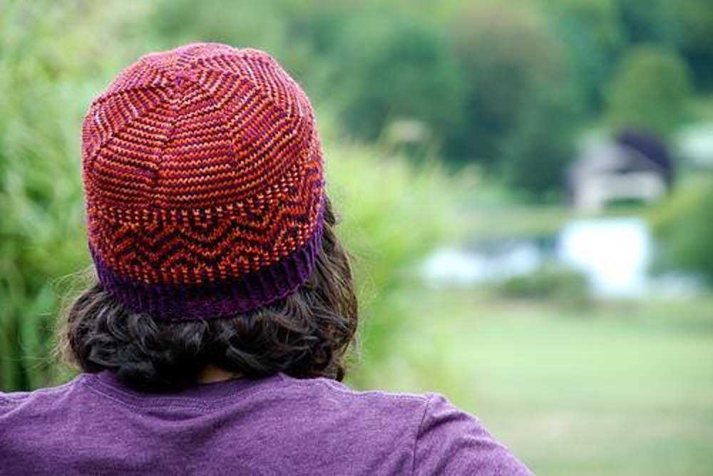 Heart hat knitting pattern free