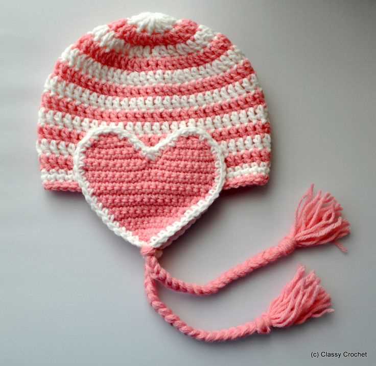 Heart hat knitting pattern free