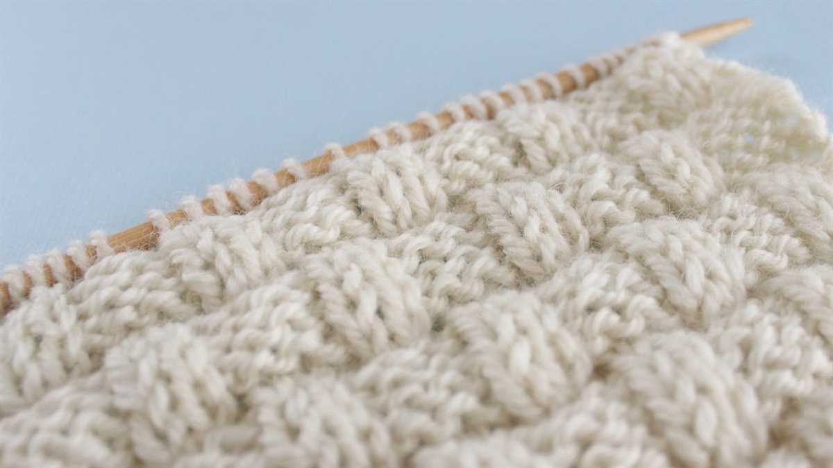 Herringbone knit stitch blanket pattern